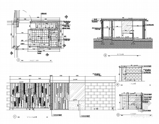 [北京]商住社区园林景观工程施工图-节点