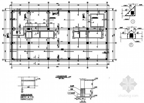 11层商住楼结构资料下载-11层框支剪力墙商住楼结构设计图