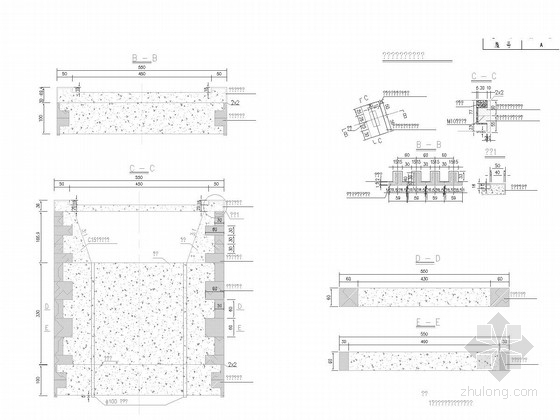 [重庆]带观光亭上承式等截面悬链线空腹式拱桥设计图纸32张（国际公司）-桥梁上部结构一般构造图 