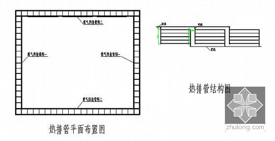 [黑龙江]跨江大桥墩身及0号块冬季施工方案30页-热排管布置图