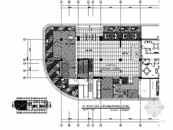 福建酒店装修设计单位资料下载-[福建]四星级温泉酒店装修施工图（含效果）