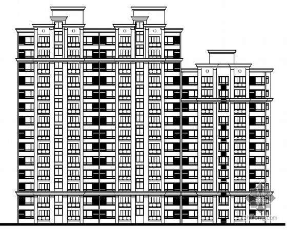 20年商业建筑施工图资料下载-[上海浦东]某镇20/2、20/3地块住宅、商业项目建筑施工图（08年新作）