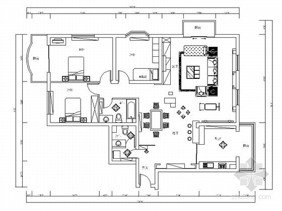 loft室内套图资料下载-六套家装方案室内装修图