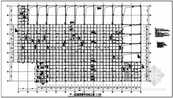 大型厂房设计施工图资料下载-[原创]某大型多层框架厂房结构施工图