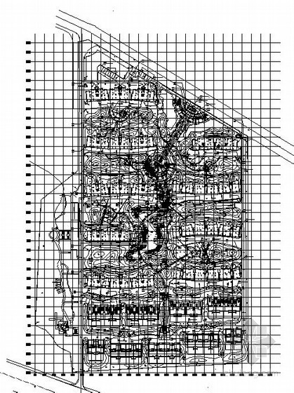 居住区设计施工图图纸资料下载-某居住区景观工程设计施工图