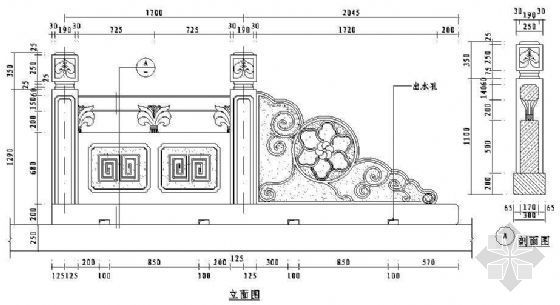 中式栏杆节点资料下载-中式栏杆详图带节点25