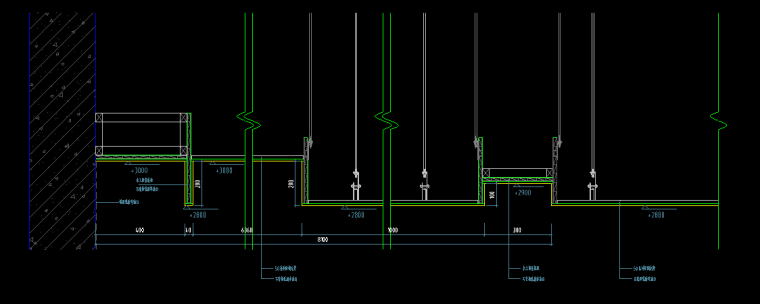 吊顶防火板安装节点图cad资料下载-天花施工节点