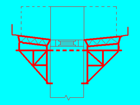 挂篮悬臂浇筑施工技术-支架