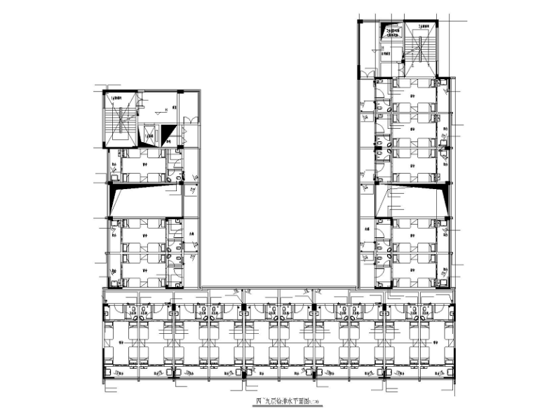 科技设计大学宿舍资料下载-深圳科技厂区给排水施工图（中航出品）