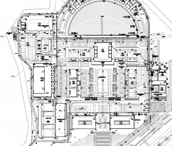 雨水回用收集资料下载-[广东]殡仪馆扩建给排水消防施工图（气体灭火 雨水收集）