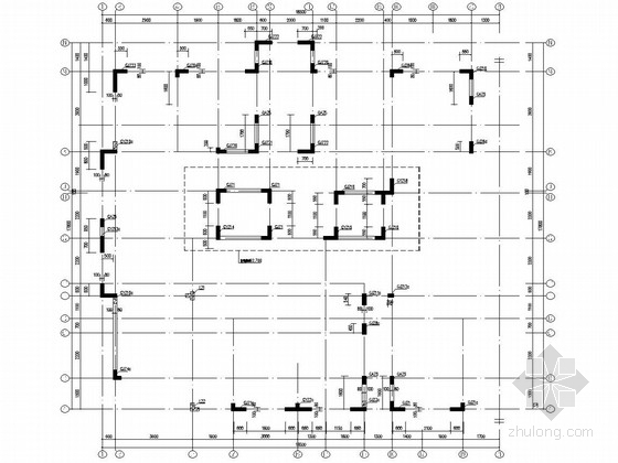 [山东]21层剪力墙结构住宅楼结构图（含建筑图）-60.800屋面剪力墙平法施工图 