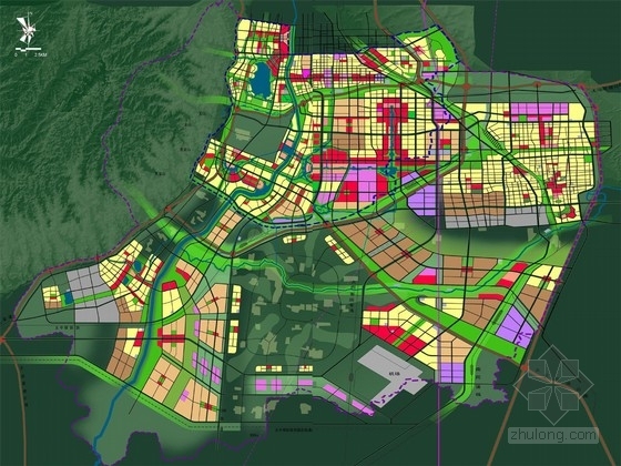 旅游城市规划设计方案资料下载-[山西]CBD核心旅游城市重点地段设计方案