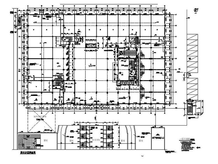 [福建]高层框架结构塔式酒店建筑施工图-高层框架结构塔式酒店建筑