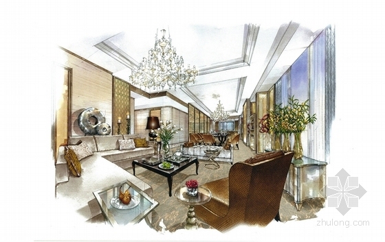 [南京]高档国际广场酒店式公寓概念设计方案 