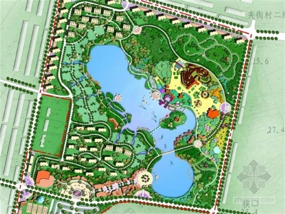 运动公园概念设计资料下载-[湖北]日月潭景区及主题公园概念性景观规划设计方案