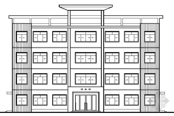 镇政府办公楼模型资料下载-某镇政府办公楼
