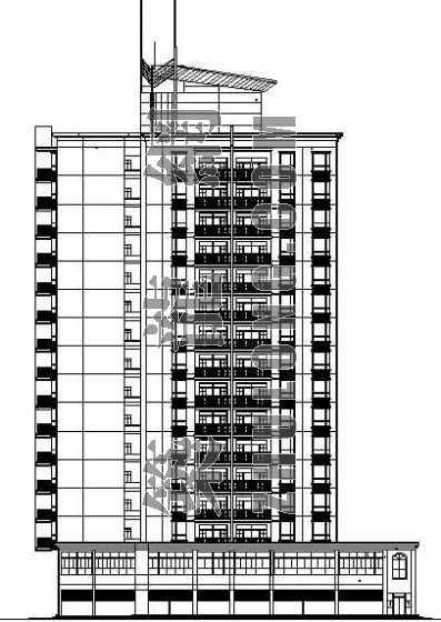 高层建筑户型施工图资料下载-某高层建筑全套施工图纸
