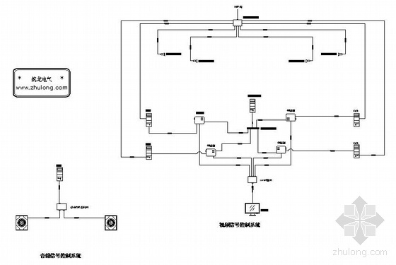 3d图素材库资料视频资料下载-投影机视频信号控制和音响控制流程图