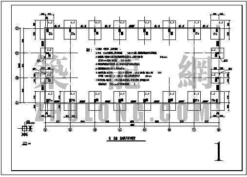 厂房排架结构施工资料下载-砼排架厂房结构施工图
