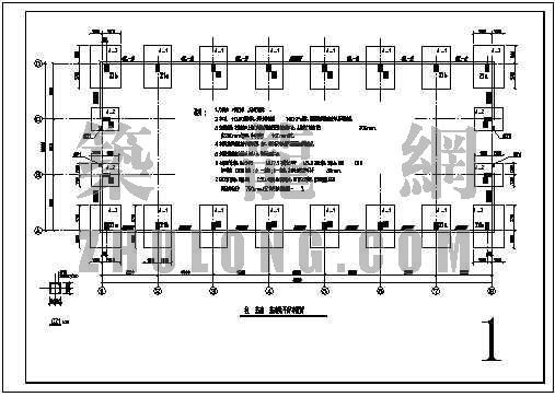 钢排架抽柱施工图资料下载-砼排架厂房结构施工图