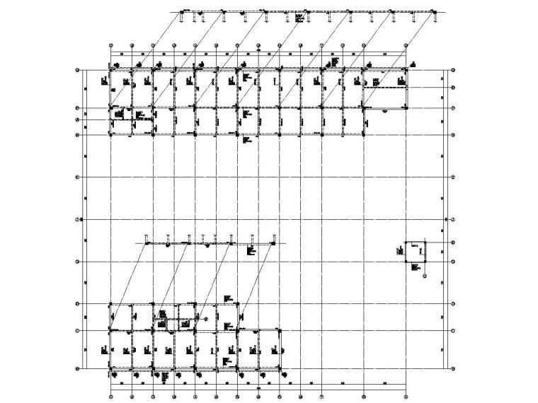 五层行政楼总平面图资料下载-[浙江]地上五层框架结构行政楼结构施工图（CAD与PDF双版本）