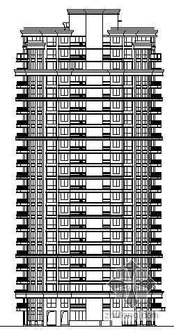 南宁居住建筑资料下载-绿城－宁波某花园小区4、6号住宅楼建筑方案图