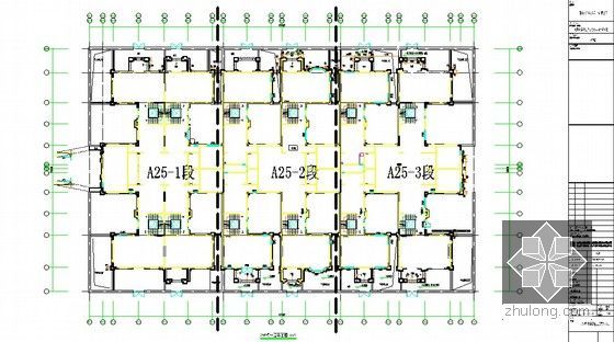 [陕西]剪力墙结构高层及多层住宅工程施工组织设计（511页 技术标）-施工区段划分