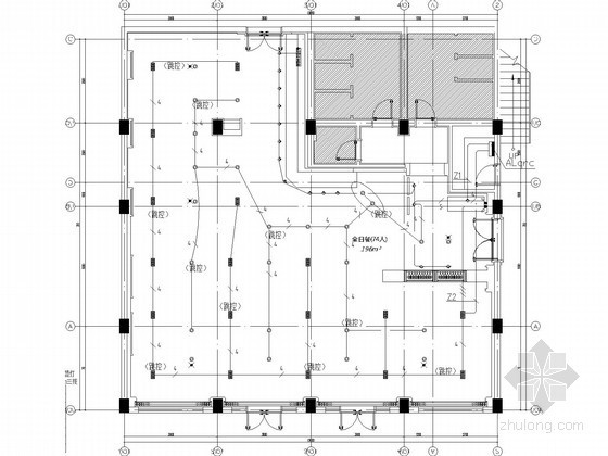 小型综合楼模型资料下载-[四川]某科研院所综合楼精装修电气图纸（客房区、餐饮区）