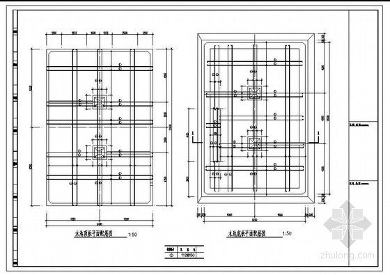 给水水池结构设计资料下载-某消防水池结构设计图