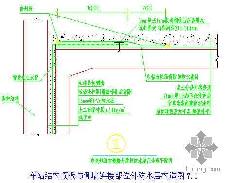 主体结构防腐施工方案资料下载-广州某车站主体结构防水施工方案（详图丰富）