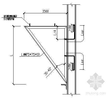 新型悬挑工字钢专利资料下载-工字钢悬挑外脚手架的施工应用（实例分析）