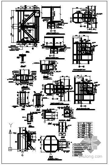 18m高门式钢架图纸资料下载-某18m吊车梁节点构造详图（二）