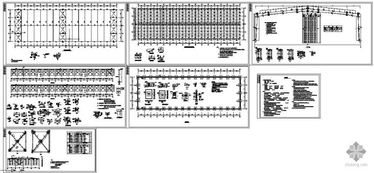 30m跨厂房全套图资料下载-[学士]某30m跨单层轻钢结构厂房设计图