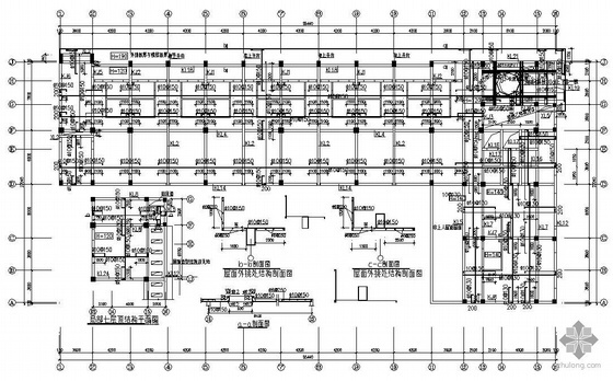 框架结构建施结构图资料下载-某框架结构商务楼建筑结构图