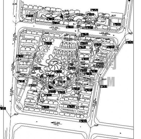 4万平米小区规划图资料下载-住宅小区规划图（15万平方）