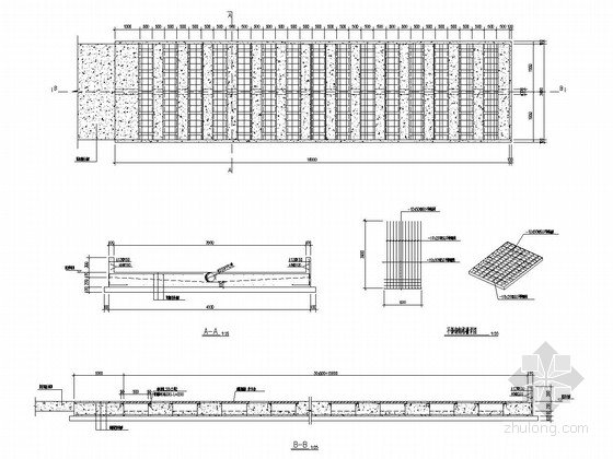 14米钢屋架结构图资料下载-钢格栅结构图