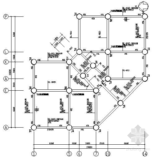 三房两厅两卫住宅楼资料下载-七层框架剪力墙住宅楼结构施工图