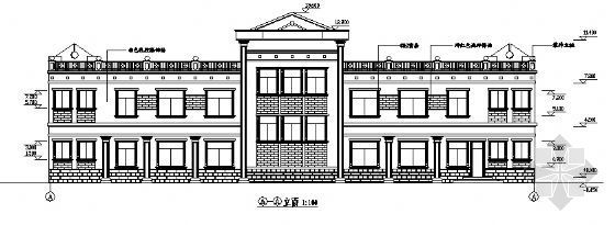 某二层公司办公室设计图-2