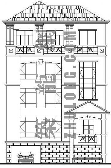 五层建筑完整图资料下载-小别墅建筑结构完整版施工图