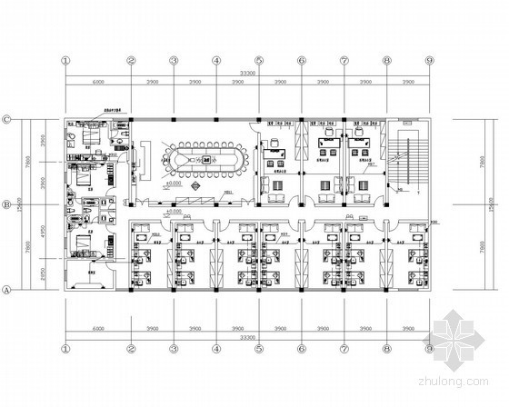 全套厨房电气图纸资料下载-[江苏]公司办公综合楼全套装饰电气图纸