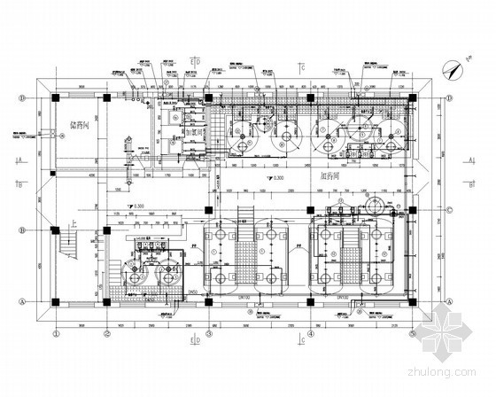 污水厂管道改造资料下载-[内蒙古]污水处理厂中水回用电厂工艺图（含方案）