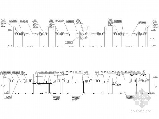 [广东]17栋办公建筑单体空调及通风排烟系统设计施工图（多联系统 动力燃气系统）-地下车库通风排烟系统原理图 