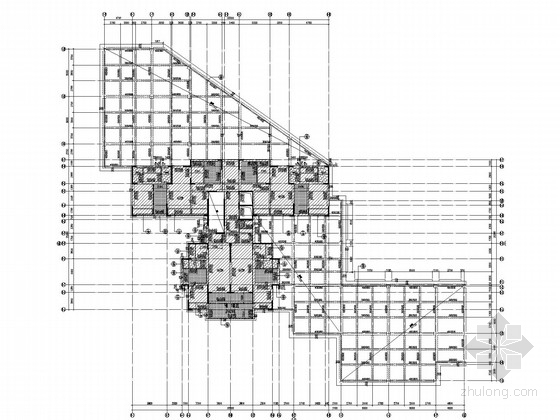 不规则建筑结构资料下载-平面不规则超限全剪力墙结构施工图