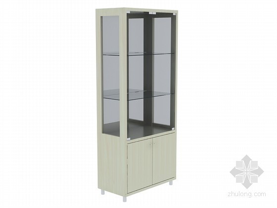 柜子模型su资料下载-现代柜子3D模型下载