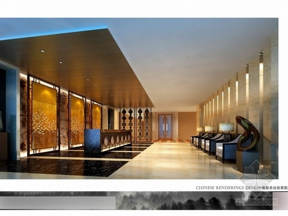 [河南]奢华五星级国际酒店设计方案 效果图