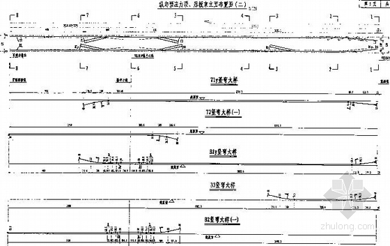[湖北]主跨1700米双层公路悬索桥长江大桥工程主桥及引桥工程设计图纸2353张-匝道预应力图