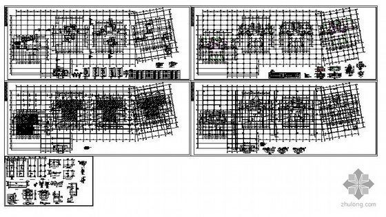 地下车库坡道雨棚结构资料下载-某地下室及坡道结构图