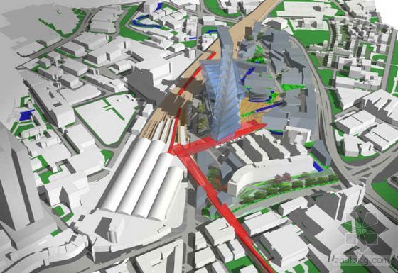 曼彻斯特规划资料下载-曼彻斯特城市中心景观概念规划设计方案