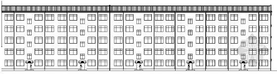 某住宅楼建筑结构施工图纸资料下载-某花园五层住宅楼建筑结构施工图