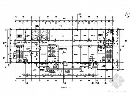 [合集]3套高层中学建筑施工图（含教学楼、食堂、体育馆）-3套高层中学建筑平面图